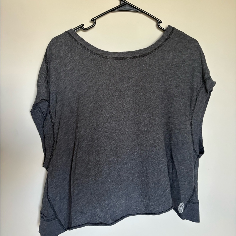 FP Movement Gray Crop Top by Free People
